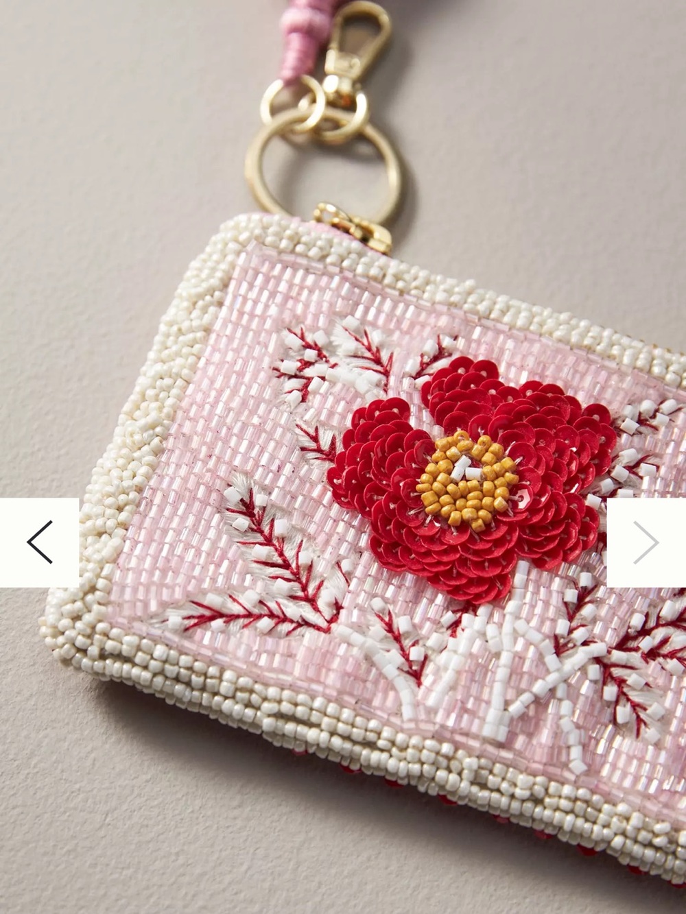Anthropologie beaded pouch - Picture 3 of 5
